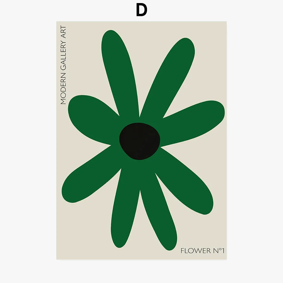 Abstract wall art posters for modern and elegant decoration