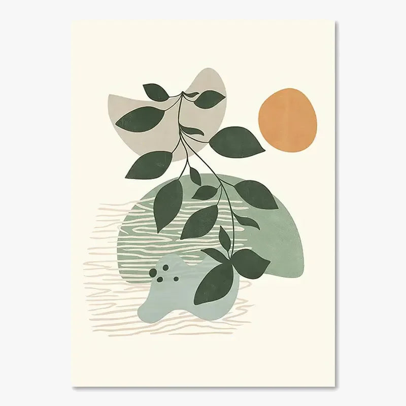 Geometric boho wall art posters for interior decoration