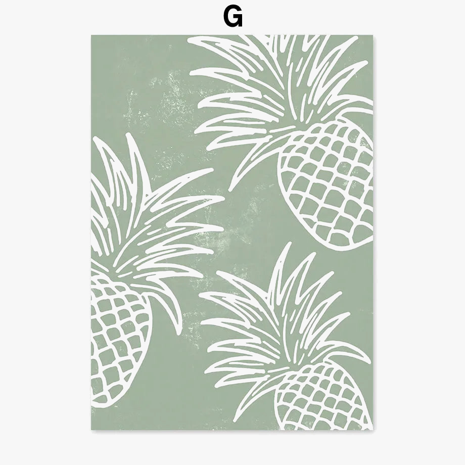 Modern Geometric Canvas Wall Art Poster, Design G