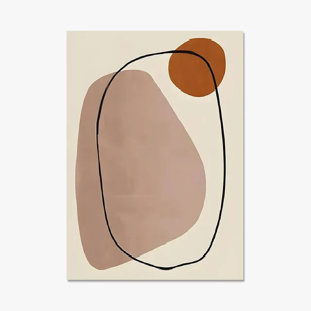 Geometric abstract wall posters for modern interior decoration
