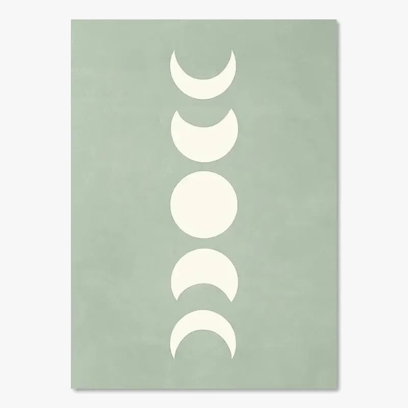 Wall posters boho geometric sun moon for interior decoration