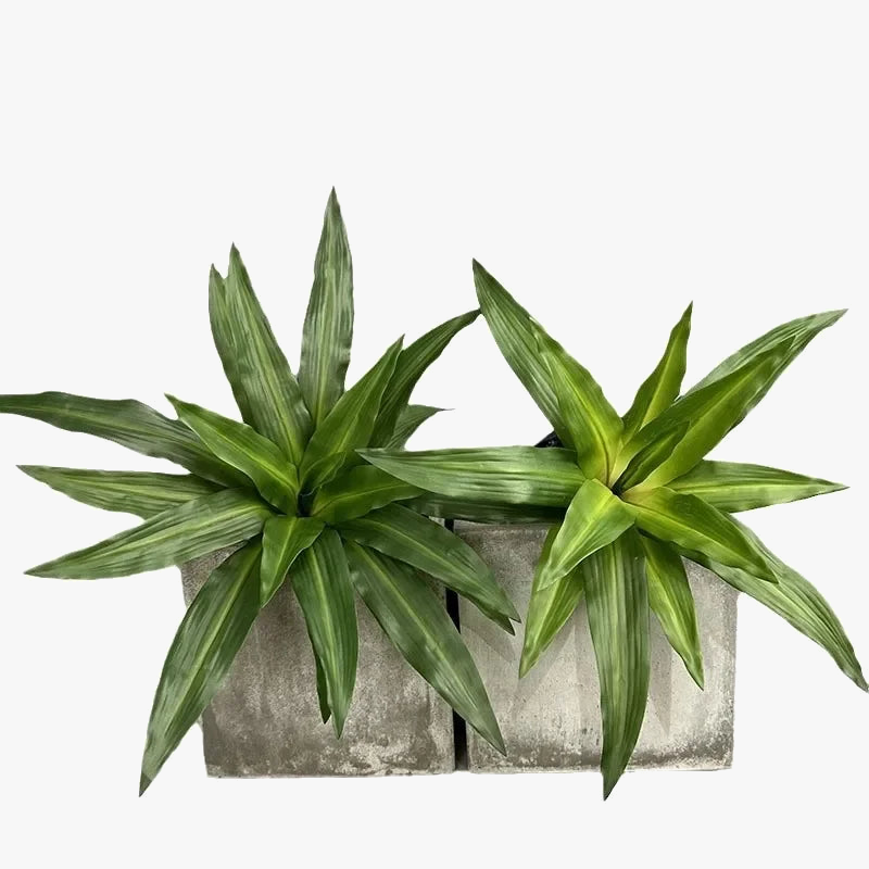 Artificial agave 15 leaves floral decoration for interior - view 2