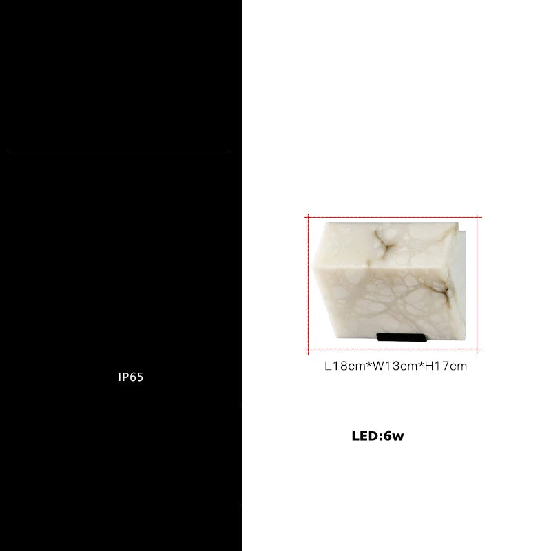 Wall sconce art decorative waterproof marble for indoor and outdoor - view 8