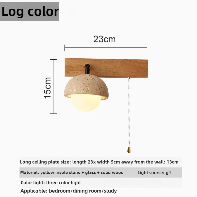 Creative wall sconce with switch and adjustable lighting angle - view 7