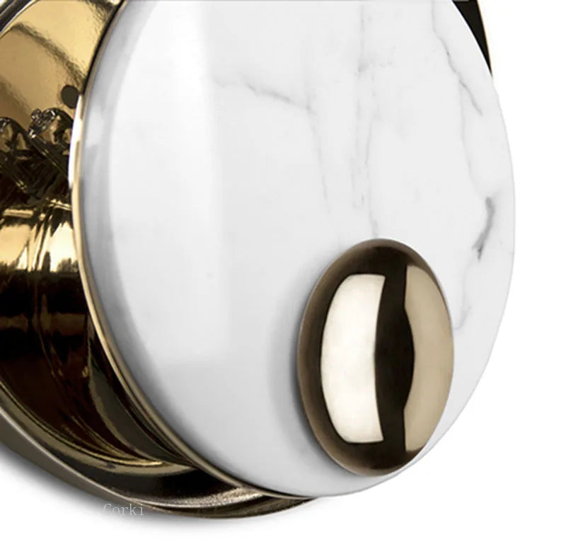 Creative marble wall sconce modern design for interior decoration - view 4