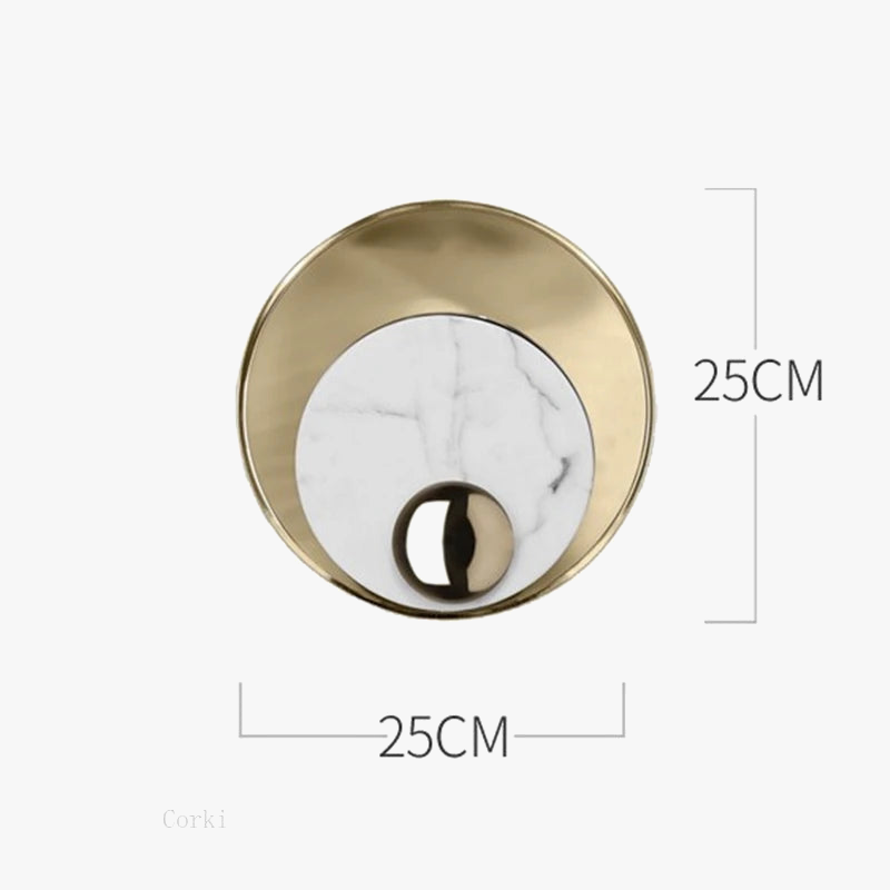 Creative marble wall sconce modern design for interior decoration - view 5