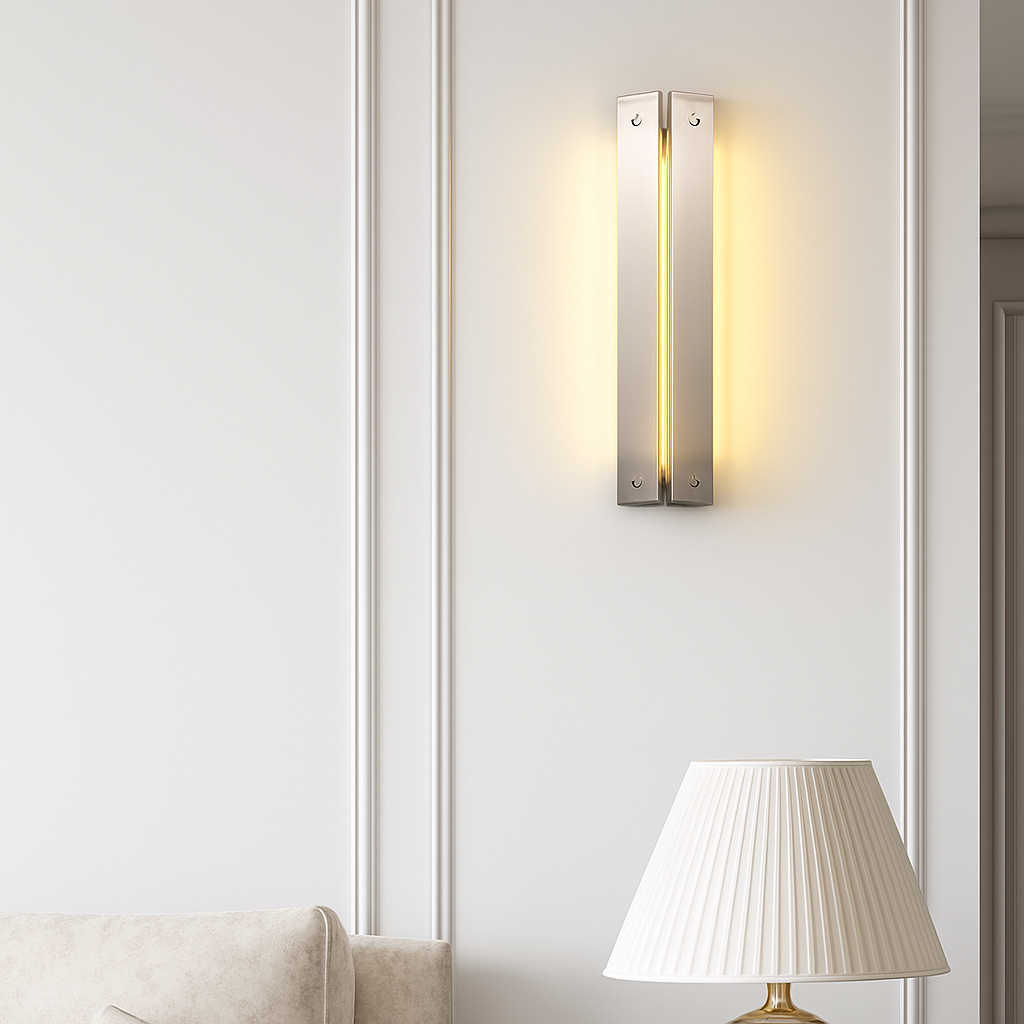 Wall sconce in modern and antique design glass - view 4