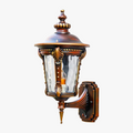 LED wall sconce waterproof for outdoor spaces
