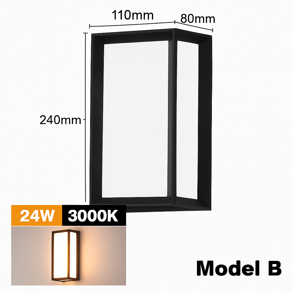 External wall sconce led waterproof for outdoor lighting - view 9