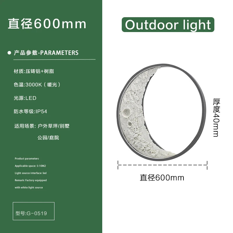 Modern outdoor wall sconce with waterproof led for garden and villa - view 8