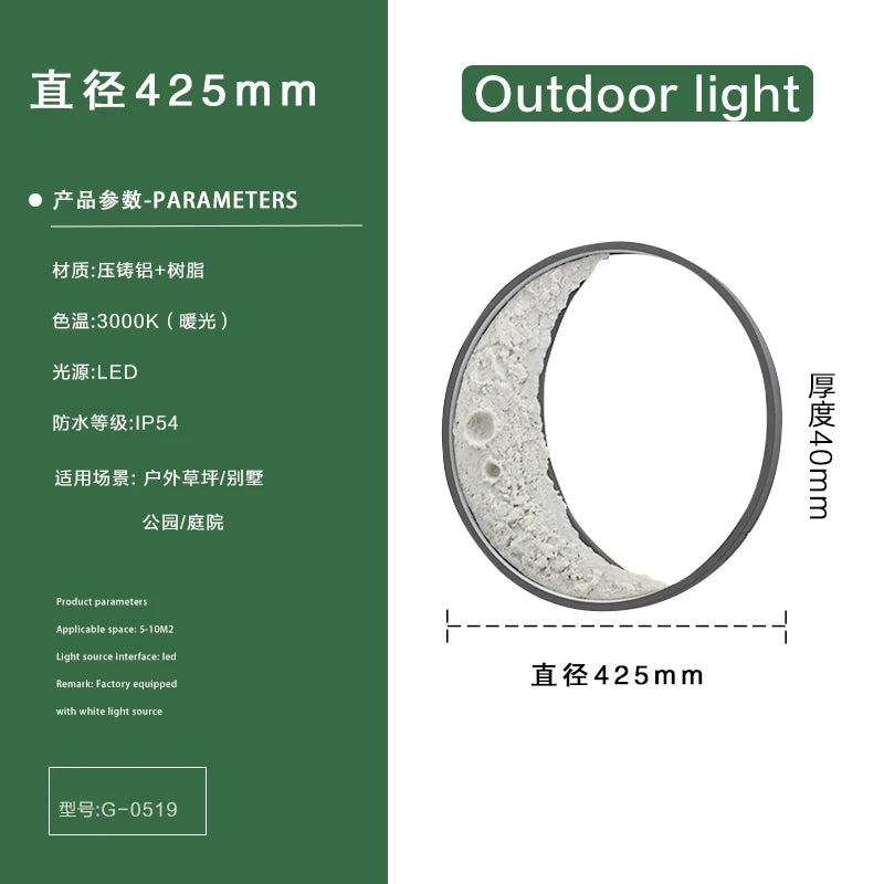 Modern outdoor wall sconce with waterproof led for garden and villa - view 10
