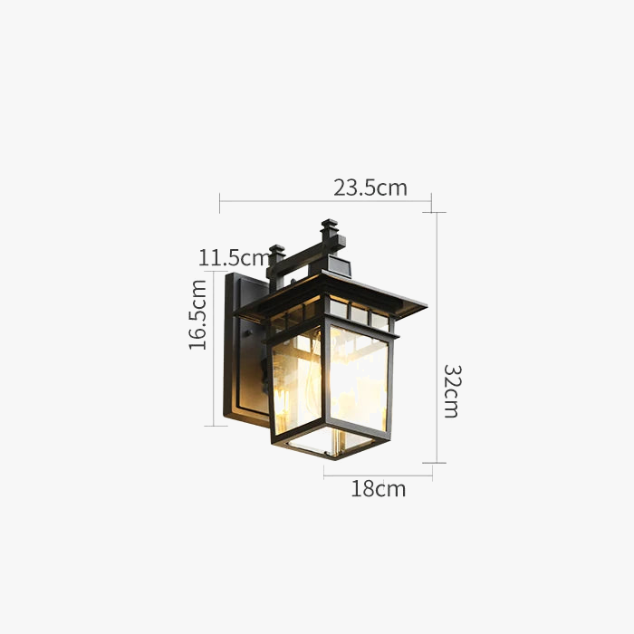 Aluminum Outdoor Wall Sconce Light Fixture - view 9