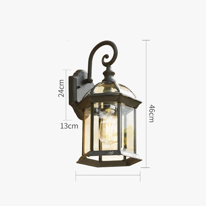 Aluminum Outdoor Wall Sconce Light Fixture - view 10