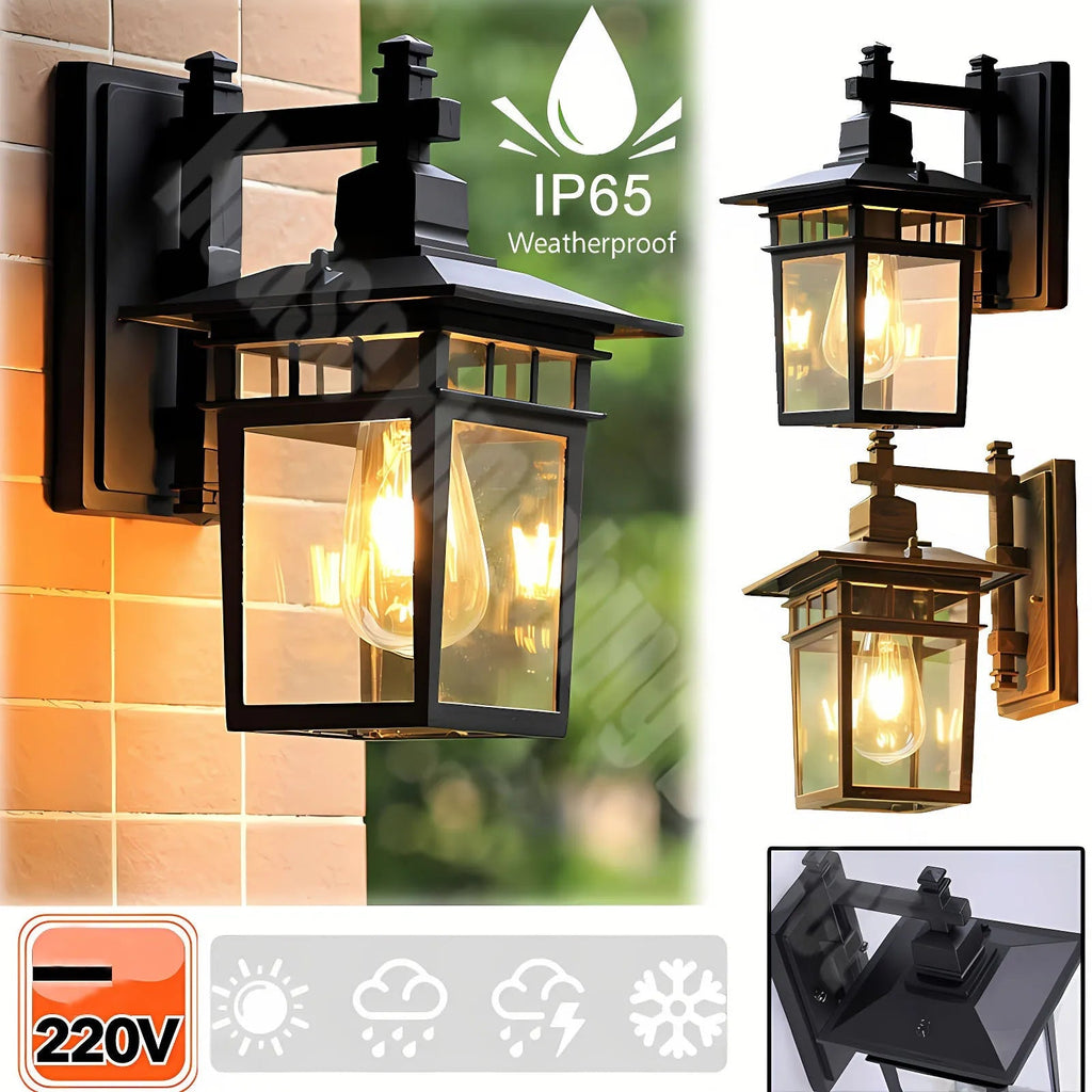 Outdoor wall sconce waterproof for garden balcony and walkway - view 2