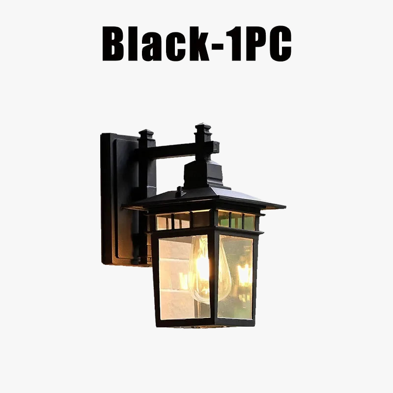 Outdoor wall sconce waterproof for garden balcony and walkway