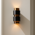 Industrial wall sconce in rustic iron for loft and bar - Black H 30CM