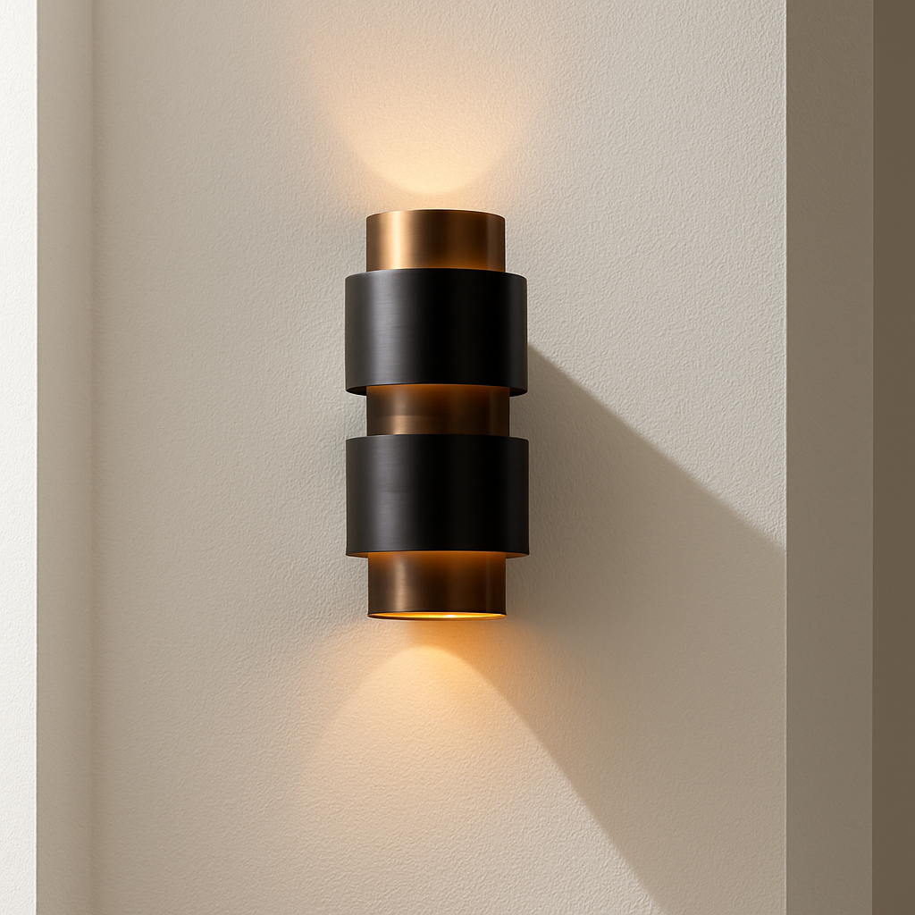 Industrial wall sconce in rustic iron for loft and bar - Black H 30CM