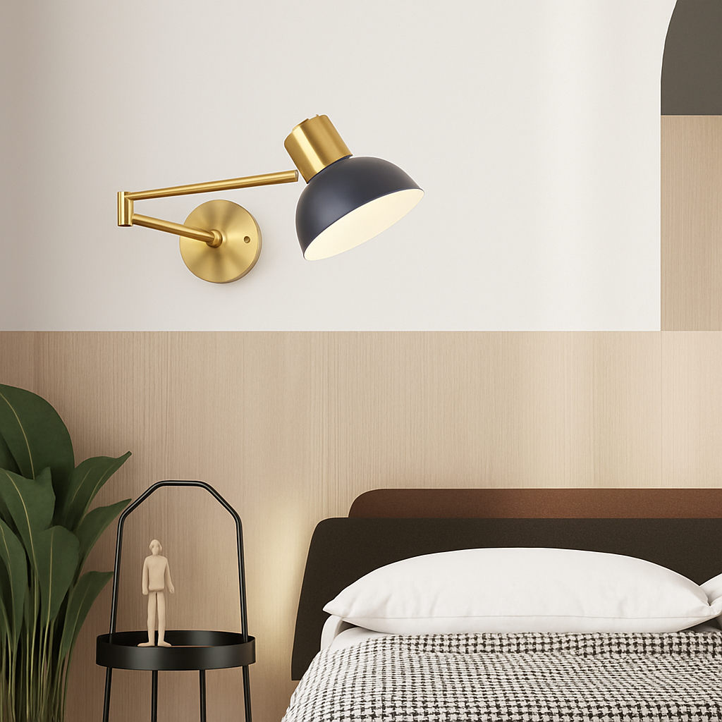 Led wall sconce with variable intensity for reading and study - view 2