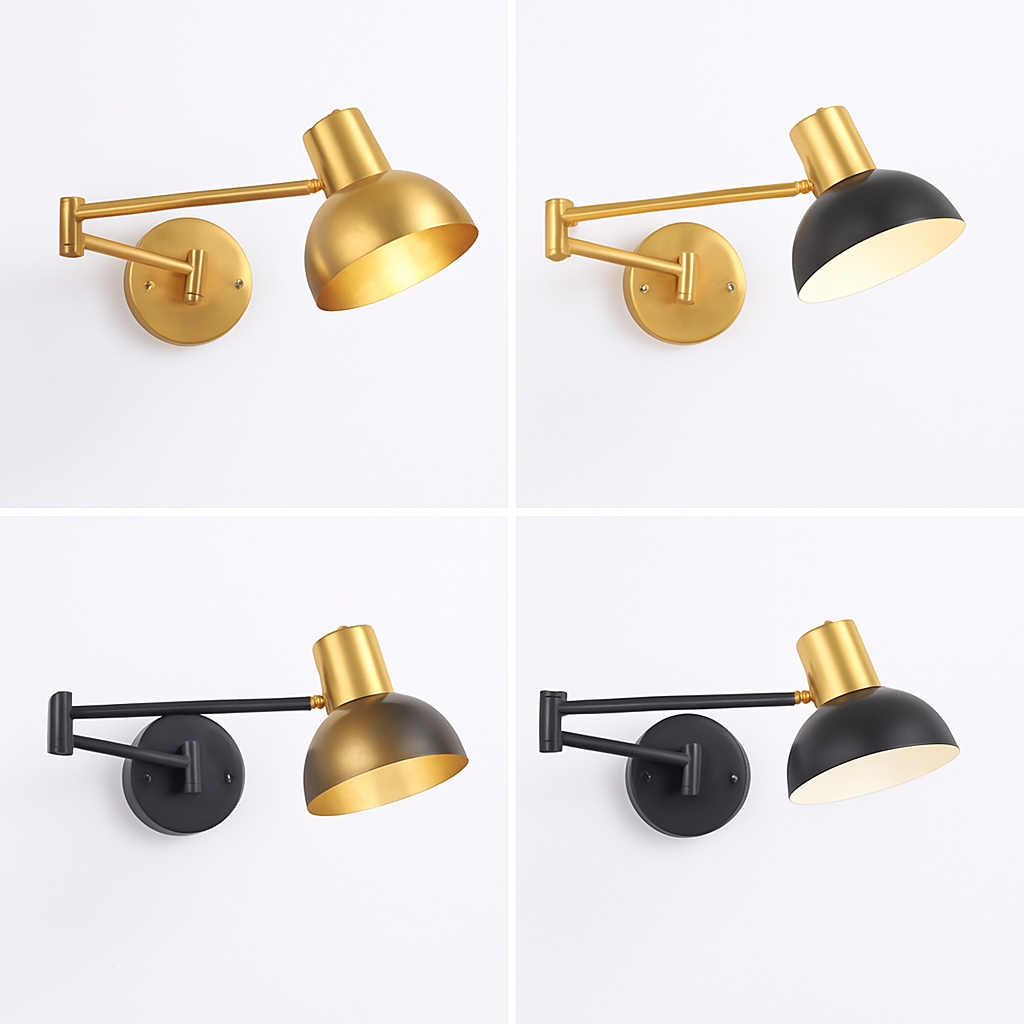 Led wall sconce with variable intensity for reading and study - view 5