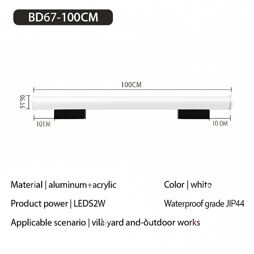 Waterproof led wall sconce for modern interior lighting - view 8