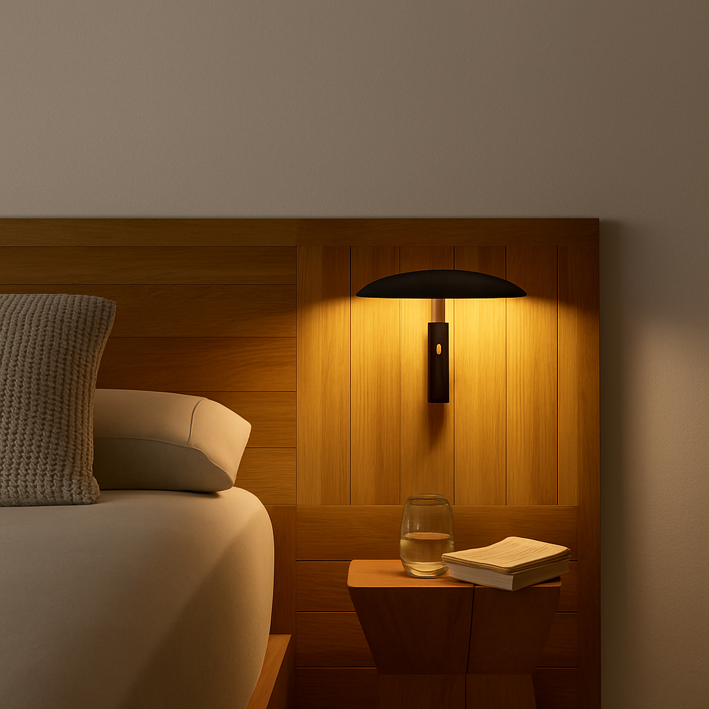 Modern wall sconce Nordic design metal rotary decorative light - view 3
