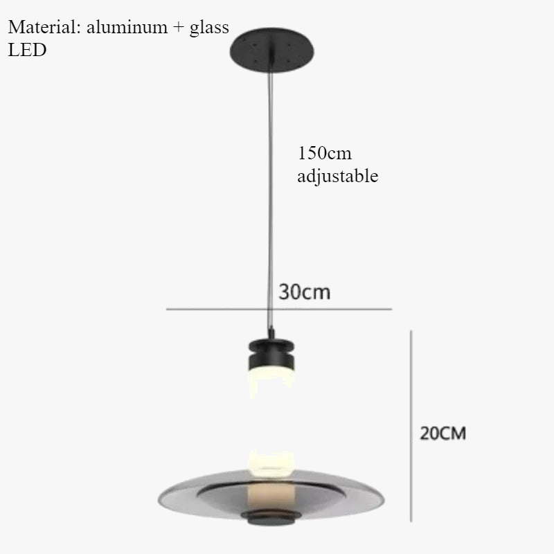 Modern glass wall sconce for elegant interior decoration - view 7