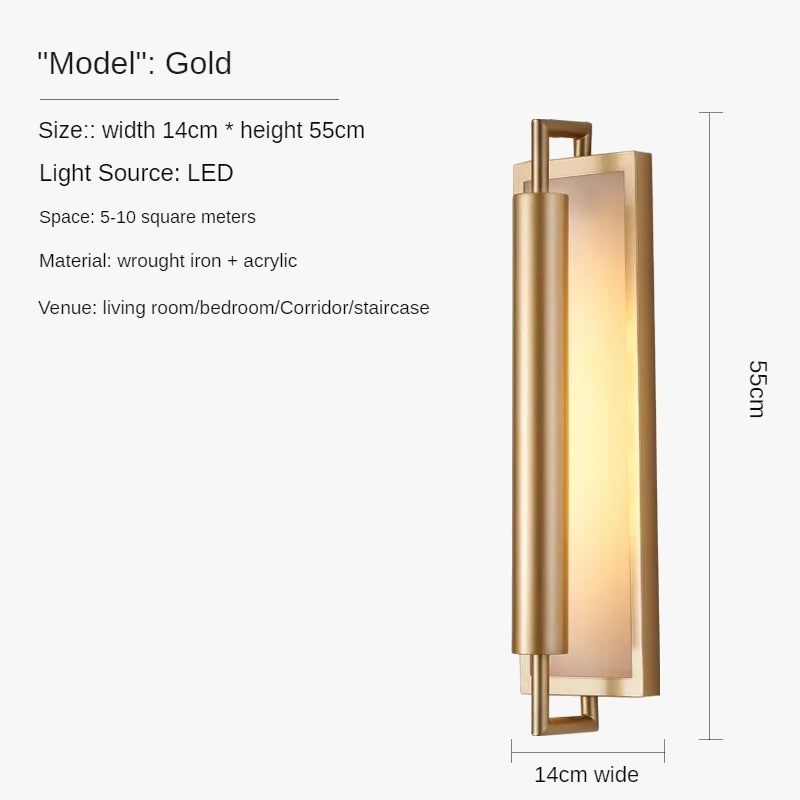 Postmodern Chinese style wall sconce for elegant interior - view 8