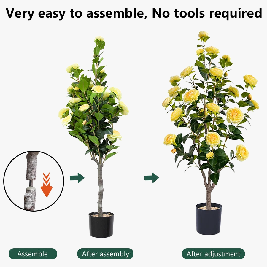 Artificial bonsai tree for Christmas and holidays - view 6