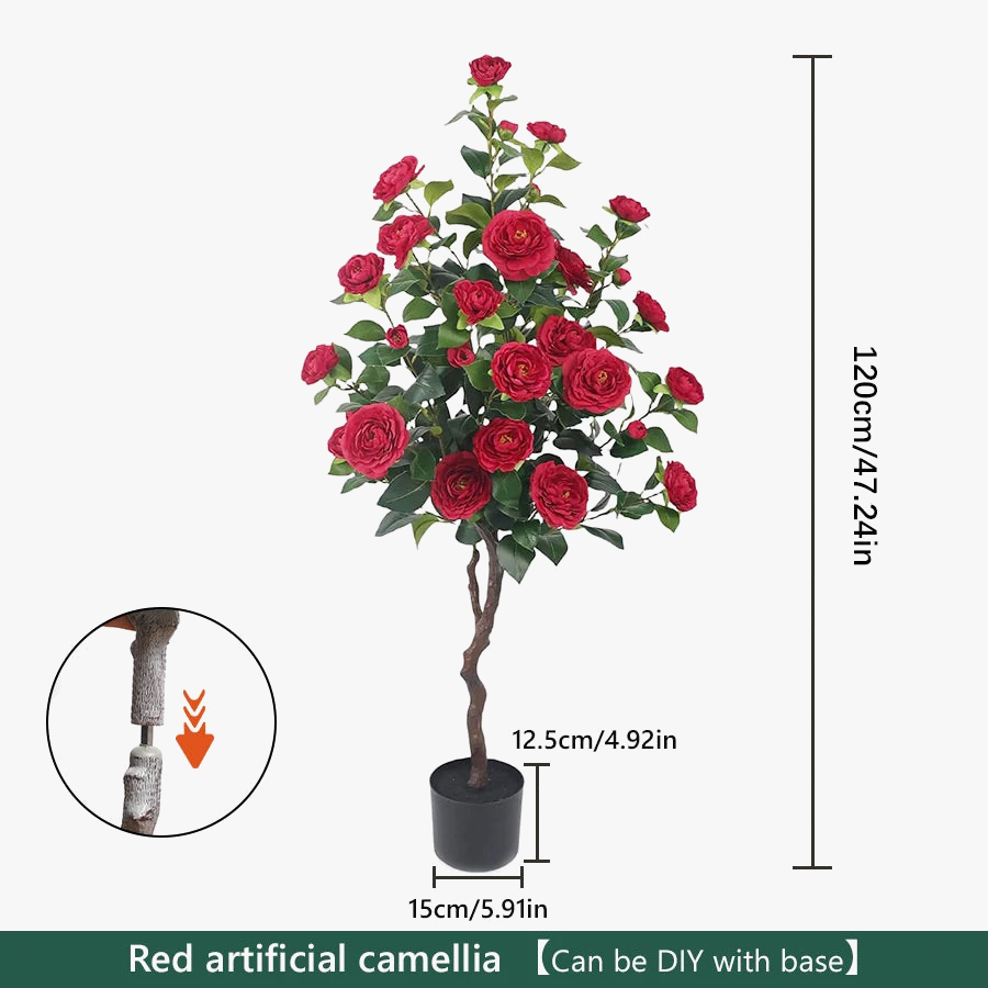 Artificial bonsai tree for Christmas and holidays - view 8