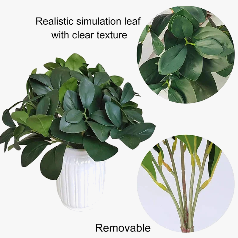 Eucalyptus artificial shrubs decorative branches for garden and wedding - view 2