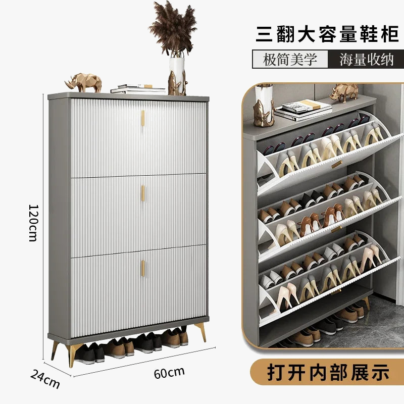 Modern multilayer shoe cabinet for optimal storage - view 9