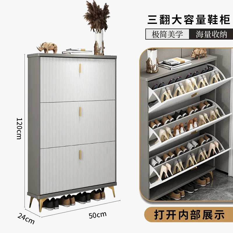 Modern multilayer shoe cabinet for optimal storage - view 10