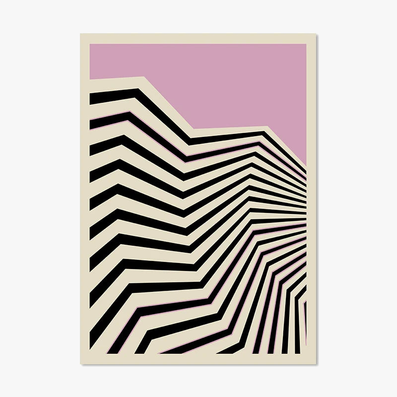 Abstract geometric wall art for modern decoration