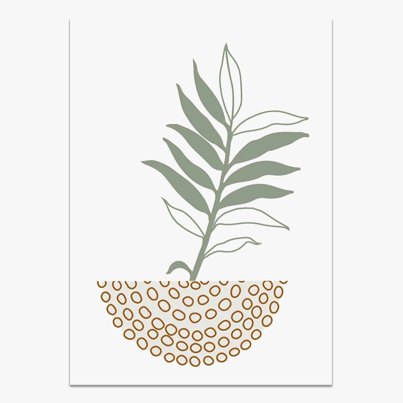 Abstract modern boho geometrical wall art for interior decoration