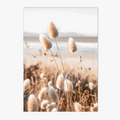 Art mural nature reed birds flowers Nordic decoration