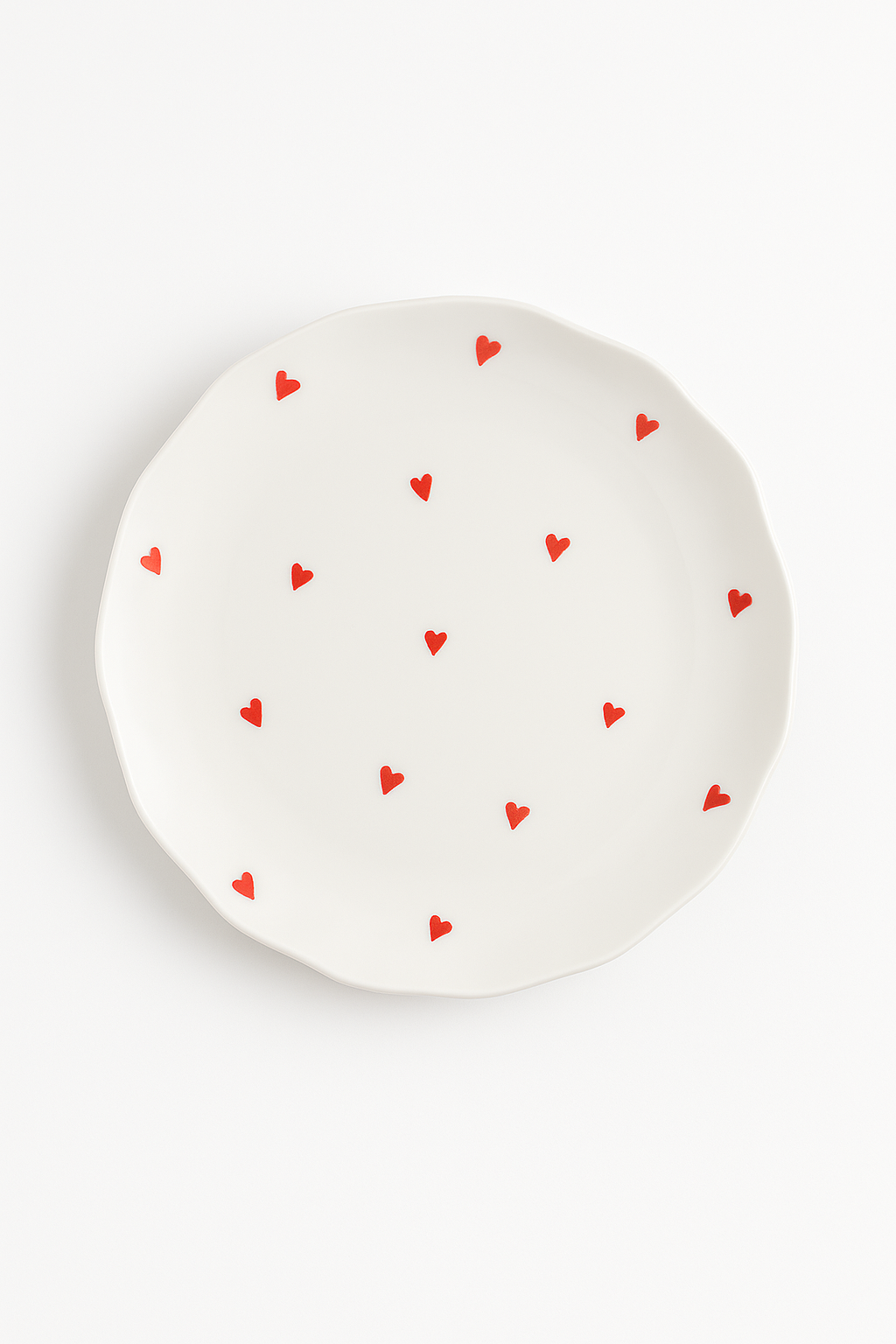 Professional Korean Floral Ceramic Cake Plate