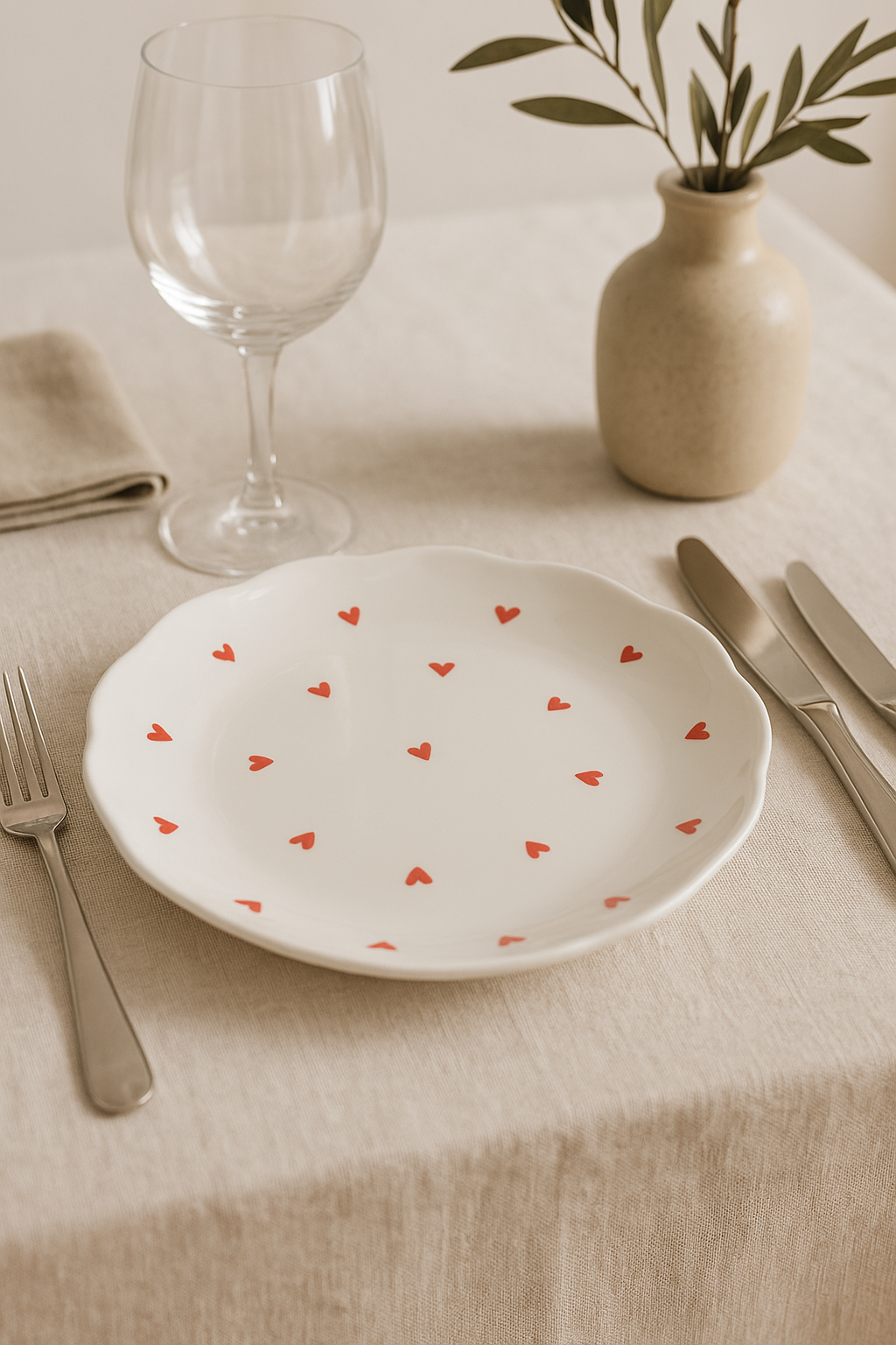 Professional Korean Floral Ceramic Cake Plate - view 2