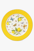 Ceramic bowl plate in lemon pattern European style