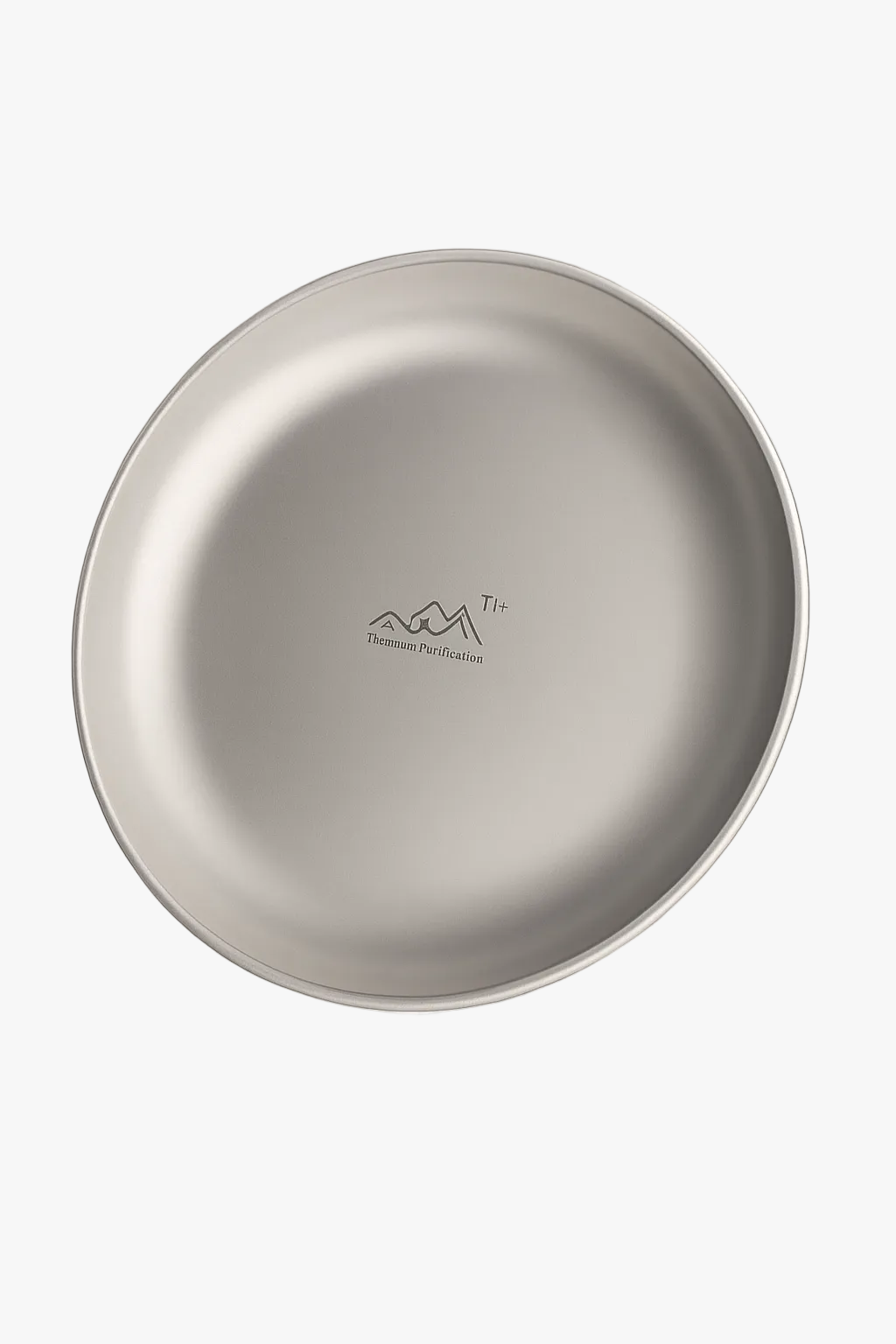 Camping plate titanium ultralight portable stainless steel hiking