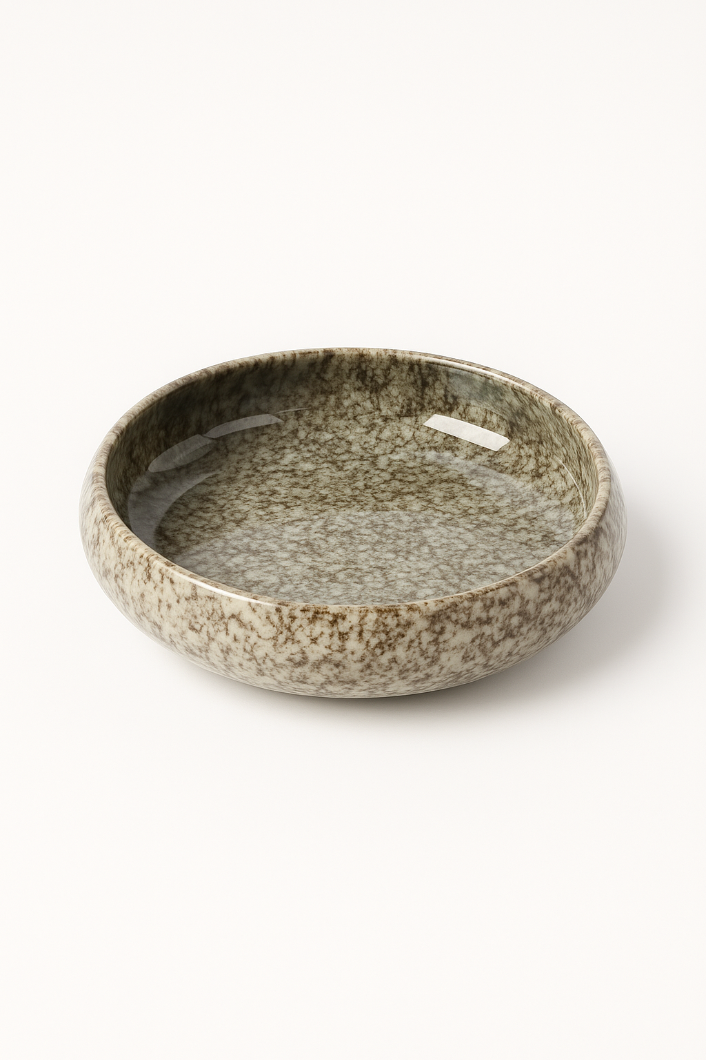 Ceramic plate emaillee style Korean 15 cm salad