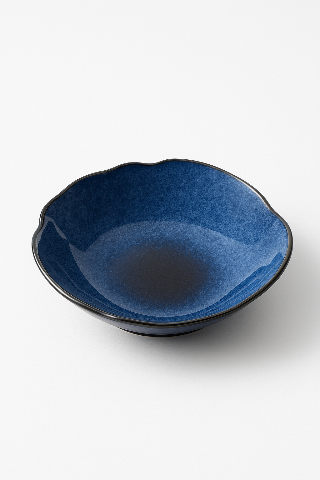 Ceramic plate shape shelling irregular Nordic style
