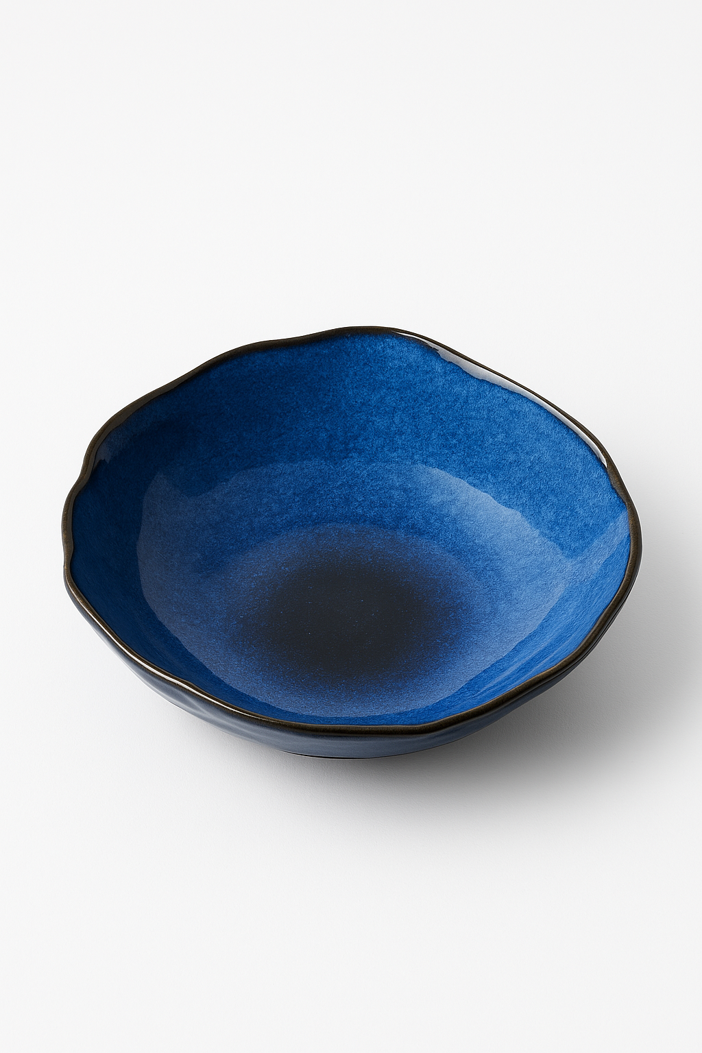 Ceramic plate Nordic style shape shell salad