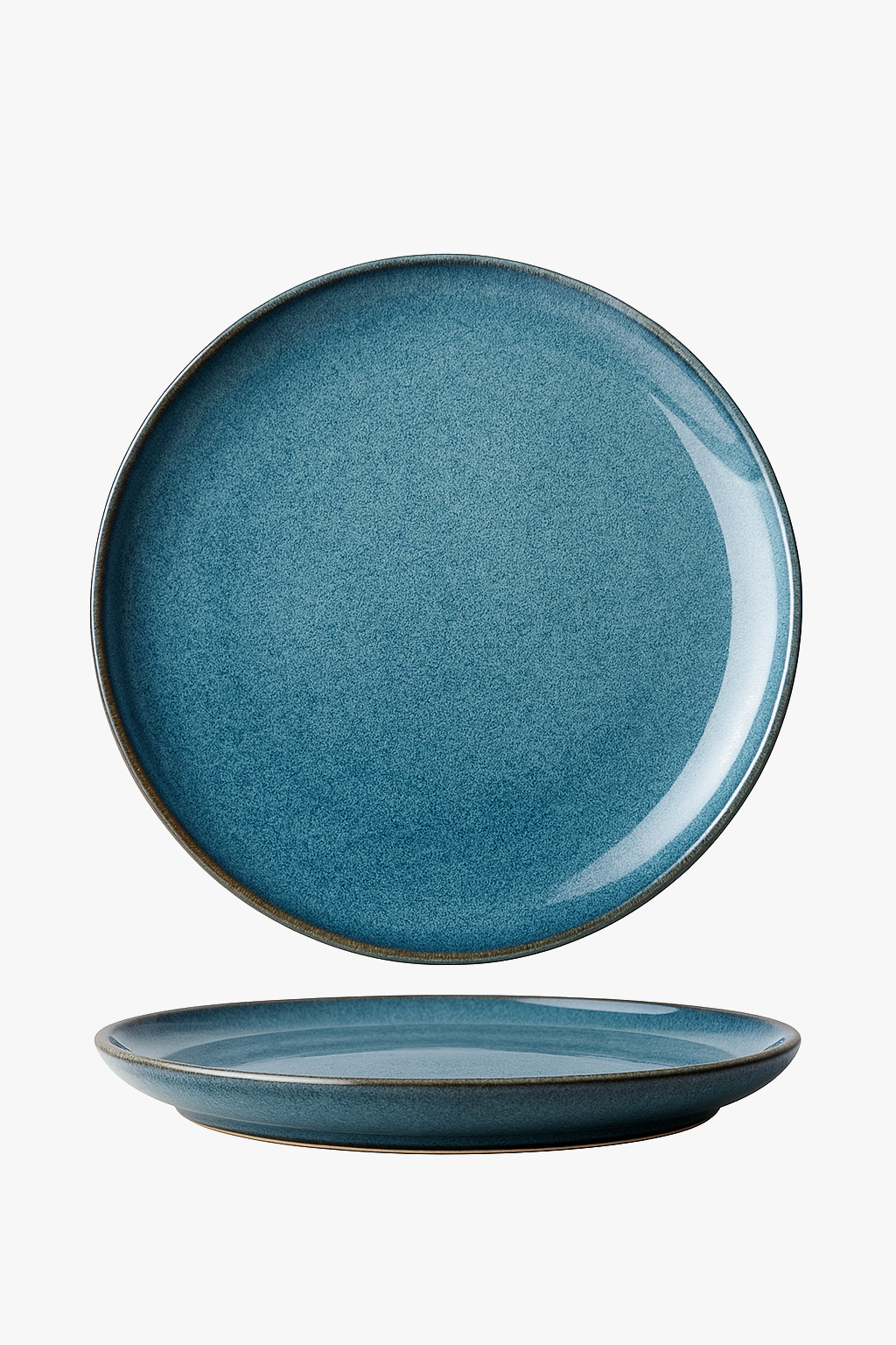 Ceramic plate retro style flame effect dishes restaurant