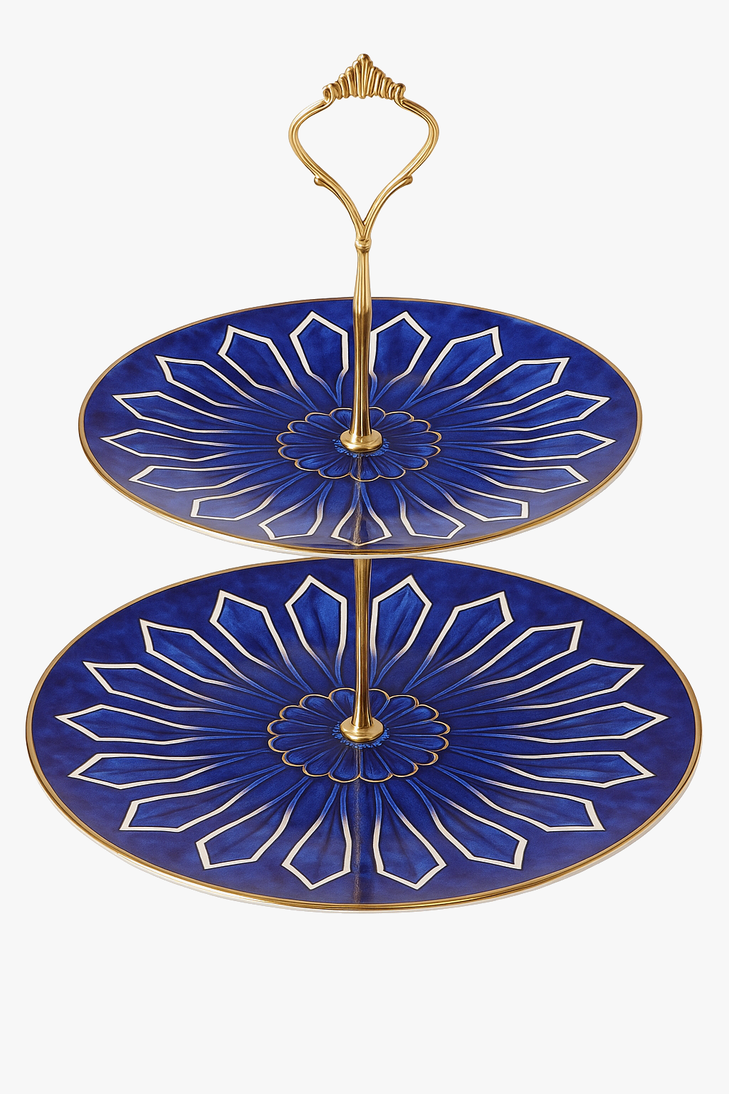 European plate luxury pattern seal tea dim sum