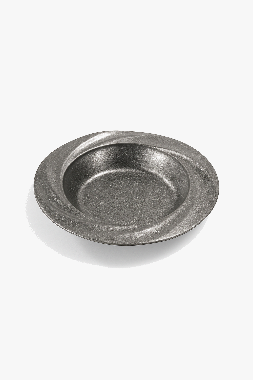 Stainless steel plate retro style restaurant flat salad dessert