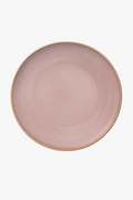 Plate ceramic enamelled minimalist style 27 cm