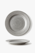 Vintage Stainless Steel Camping Plate, Design 3
