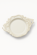 French retro ceramic plate for luxury dessert
