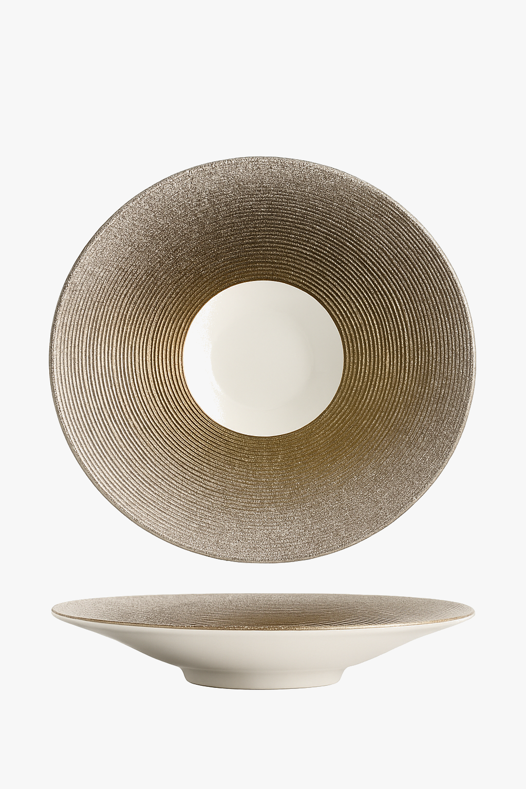 Plate stek ceramic style Nordic flat restaurant