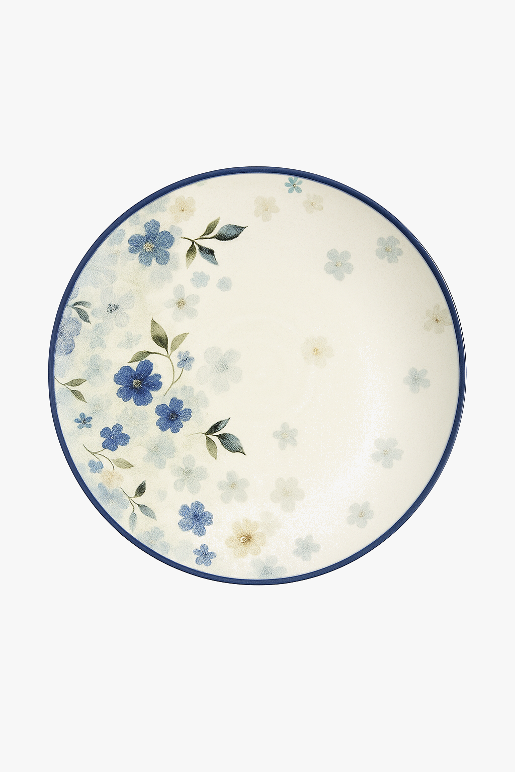 Ceramic plates emaillee floral Japanese style kitchen